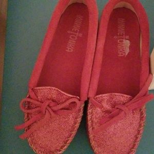 Pink sparkle shoes
